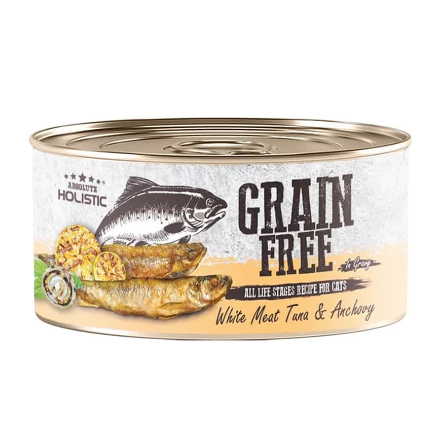 Absolute Holistic 貓罐頭 白肉吞拿魚+鯷魚 80g (AH-4402) (圖片2)