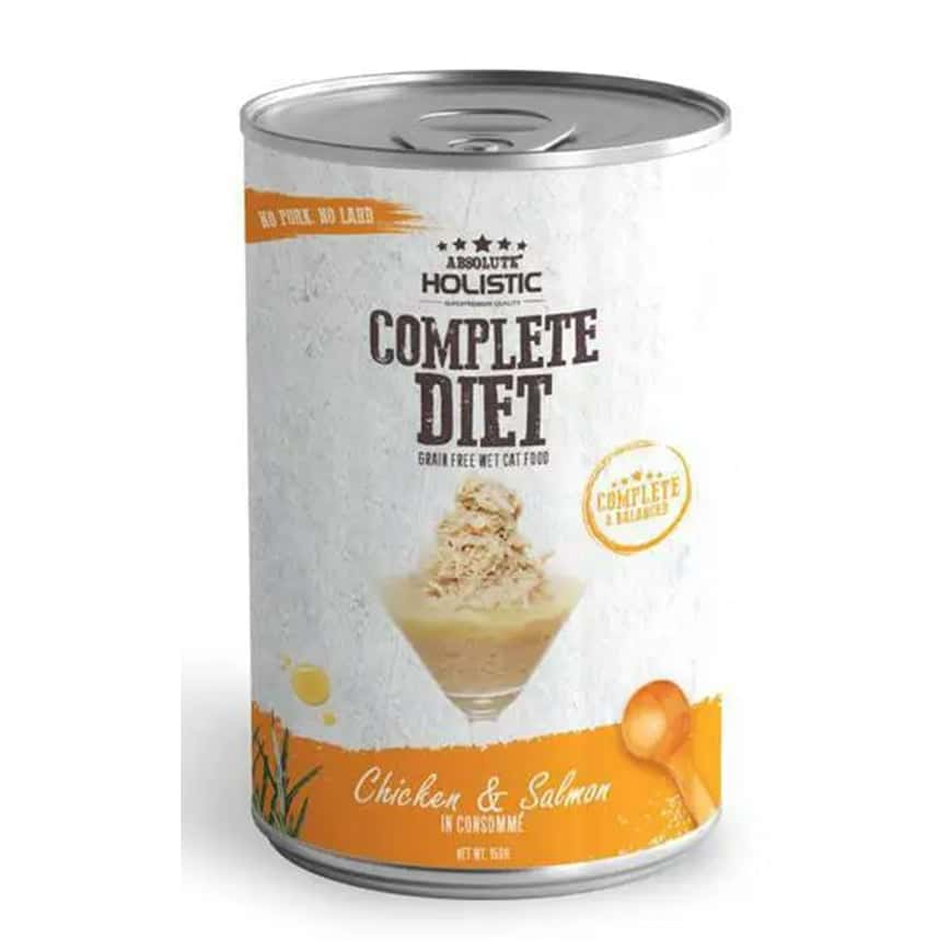 Absolute Holistic 貓罐頭 雞肉+三文魚 150g (AH-6703)  (圖片2)