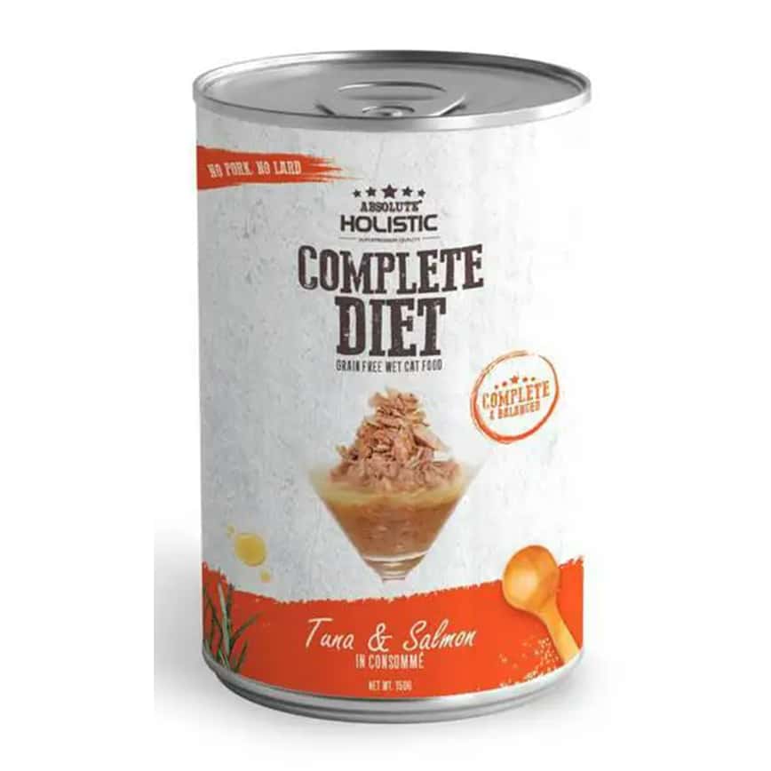 Absolute Holistic 貓罐頭 吞拿魚+三文魚 150g (AH-6673)  (圖片2)