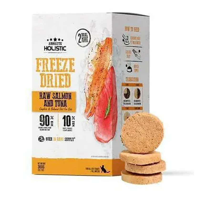 Absolute Holistic 貓糧 凍乾營養肉餅 吞拿魚+三文魚 360g (AF-8547)  (圖片2)