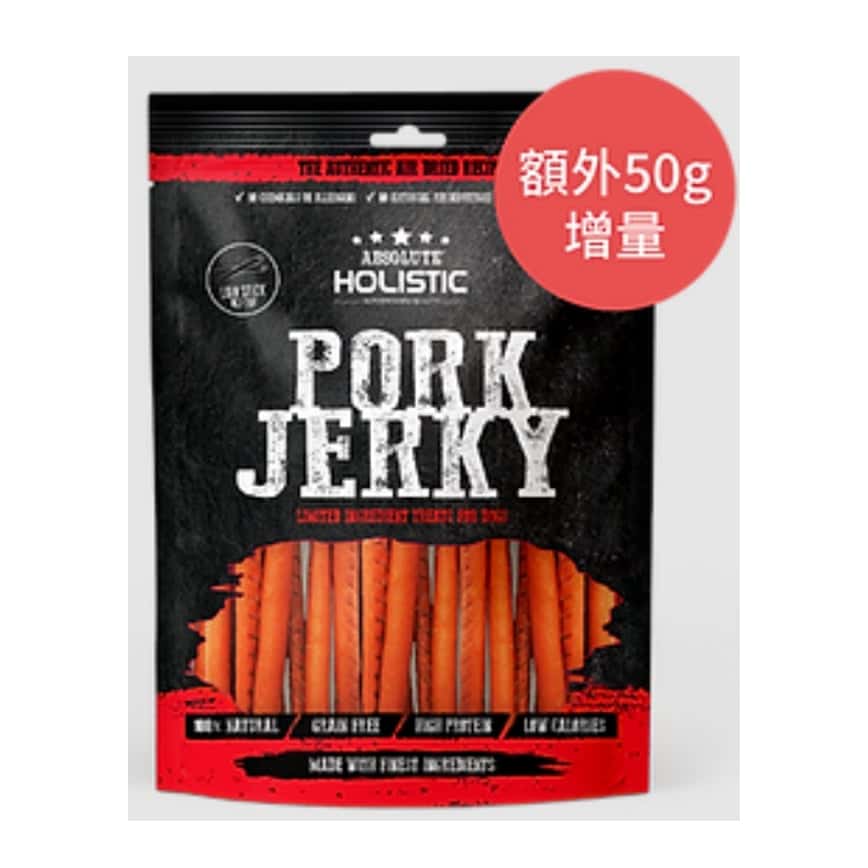 Absolute Holistic 高級純天然狗小食 鮮豬肉條 150g (MJ-16P) (圖片2)