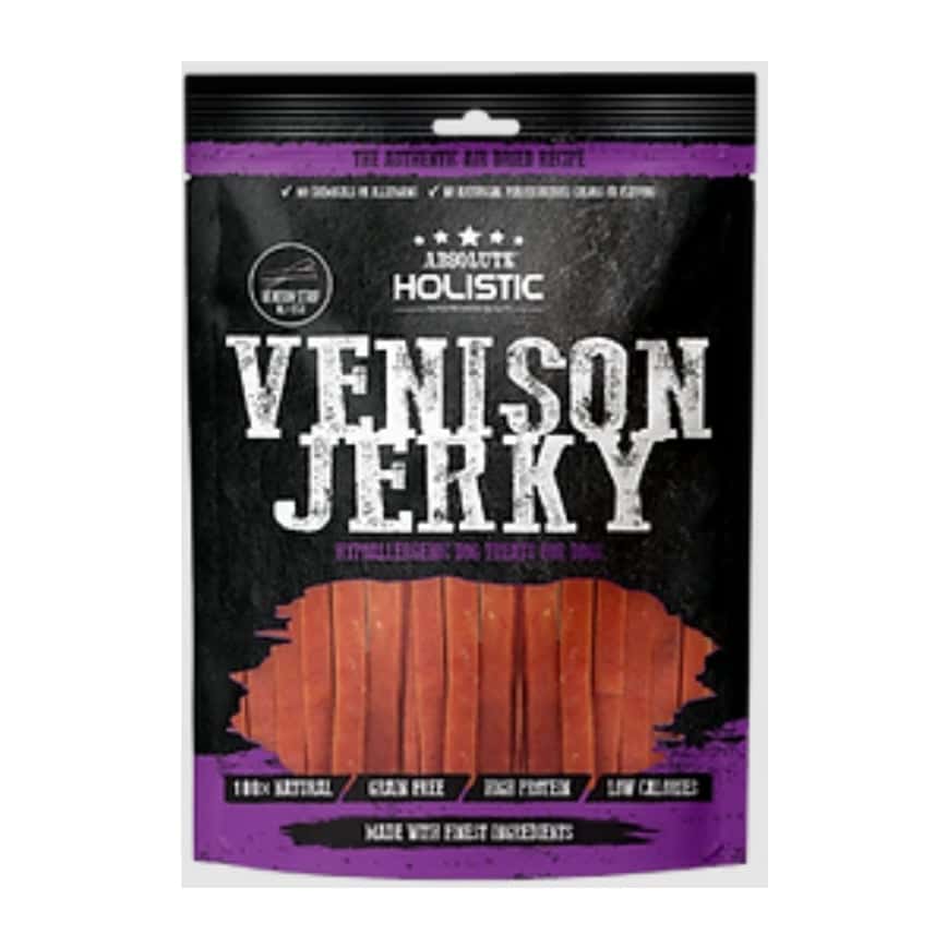 Absolute Holistic 高級純天然狗小食 鮮鹿肉絲 100g (AJ-05V) (圖片2)