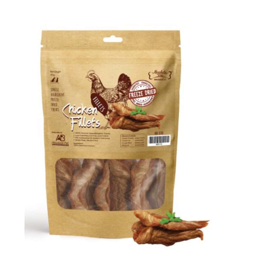 Absolute Bites 貓狗小食 原條凍乾 烟熏雞柳 70g (AB-516) (圖片2)