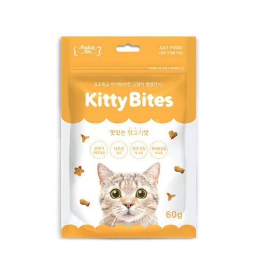 Absolute Bites 貓零食 美味高級營養脆餅 雞肉味 60g (KB-2370) (圖片2)