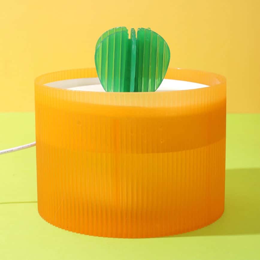 貓狗飲水機 寵物電動自動循環 可愛紅蘿蔔 1.2L (圖片2)