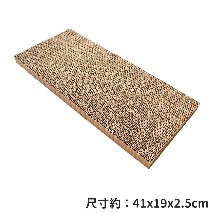 HelloDOG 玩具嚴選 瓦楞紙貓抓板 牛皮紙原色 (圖片2)