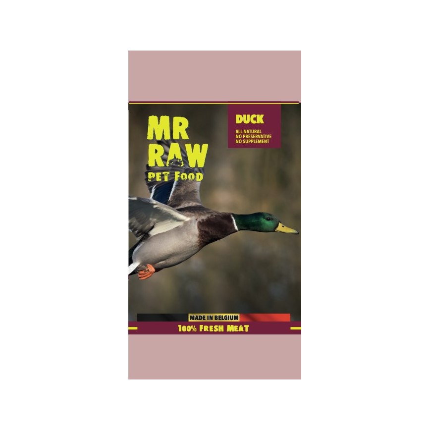 MR RAW 貓狗糧 急凍生肉糧 鴨肉配方 1kg (D1KG) (需冷藏) (圖片2)