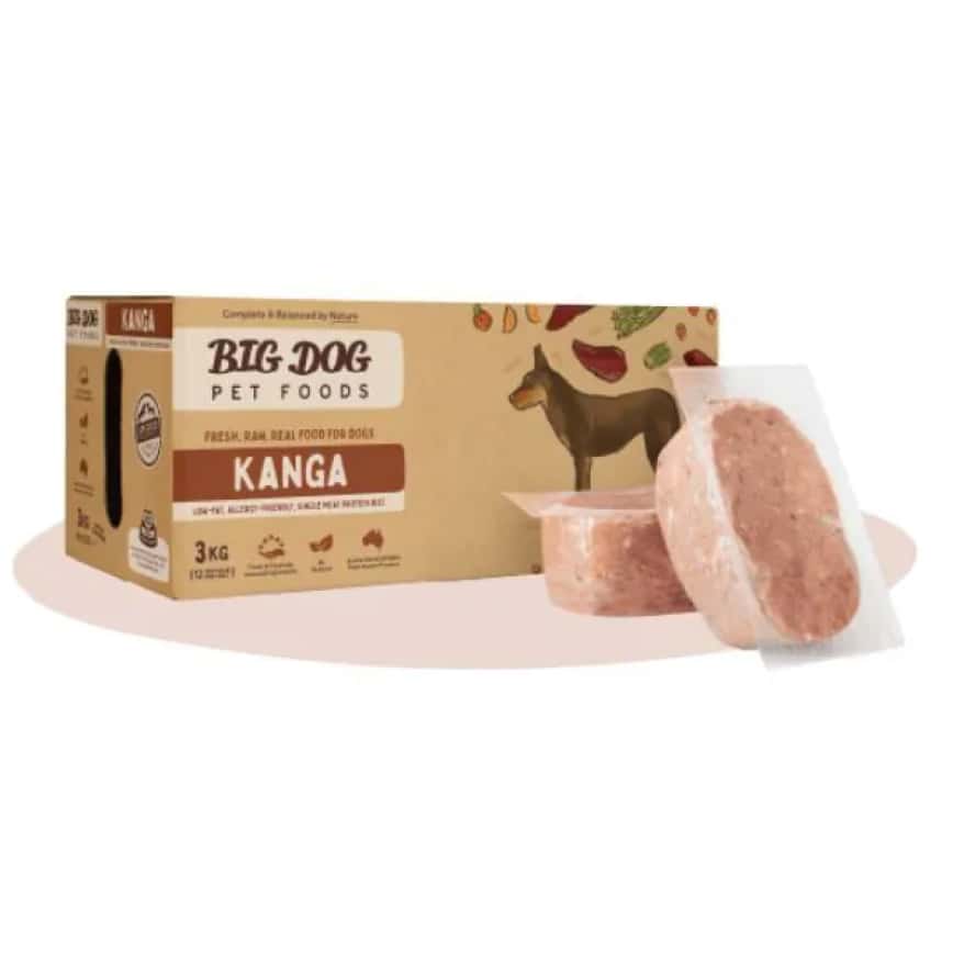 Big Dog 狗糧 急凍生肉糧 袋鼠配方 3kg (BD_D_K) (需冷藏) (圖片2)