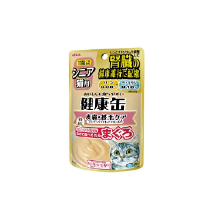 AIXIA 愛喜雅 貓濕糧 低鎂低磷高齡貓腎臟維持健康系列 護皮毛配方 40g (KCP-7) (圖片2)