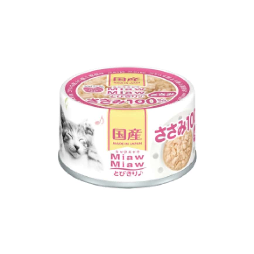 AIXIA 愛喜雅 MiawMiaw 日本產貓罐頭 雞胸味 60g (MT-5) (圖片2)