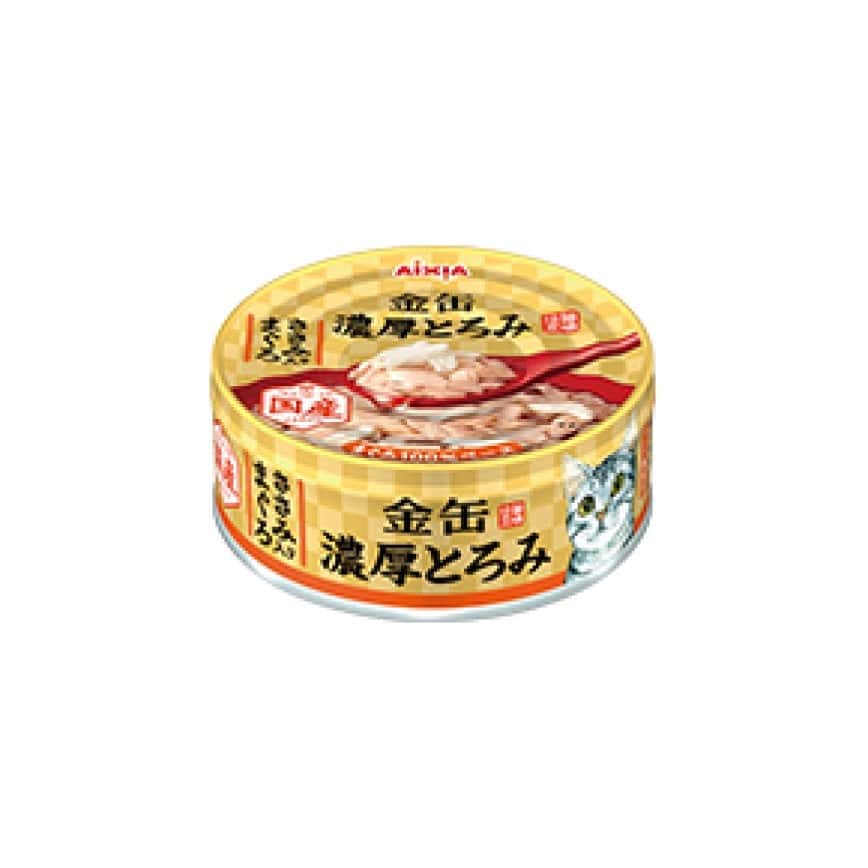 AIXIA 愛喜雅 日本貓罐頭 金缶濃厚系列 鮪魚+雞胸肉味 70g (GNT-4) (圖片2)