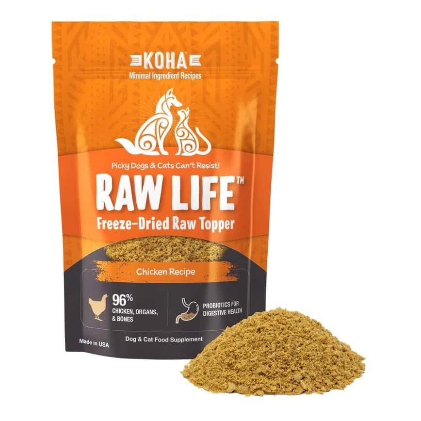 KOHA Raw Life 滋味高凍乾貓狗糧伴 雞肉配方 8oz (KDFT8CH) (圖片2)