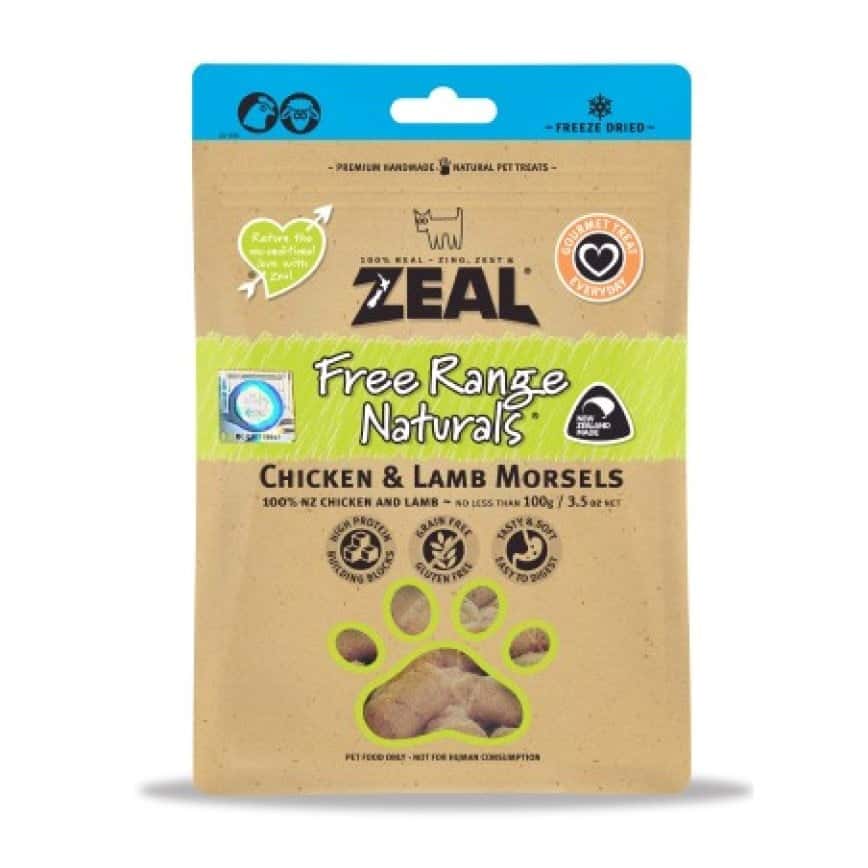 ZEAL 狗糧 紐西蘭無榖物脫水凍乾 雞+羊肉 100g (NP035F) (圖片2)