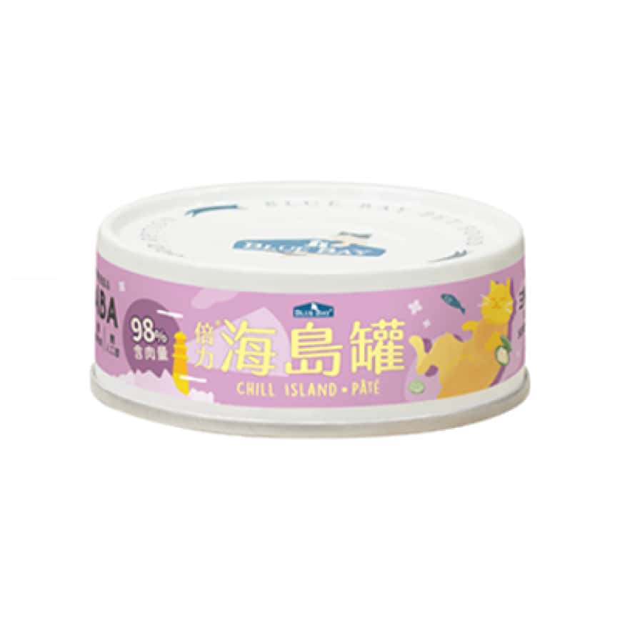 BLUE BAY 貓罐頭 Chill Island 海島成貓系列 三鮮海瓜子 80g (CC003) (圖片2)