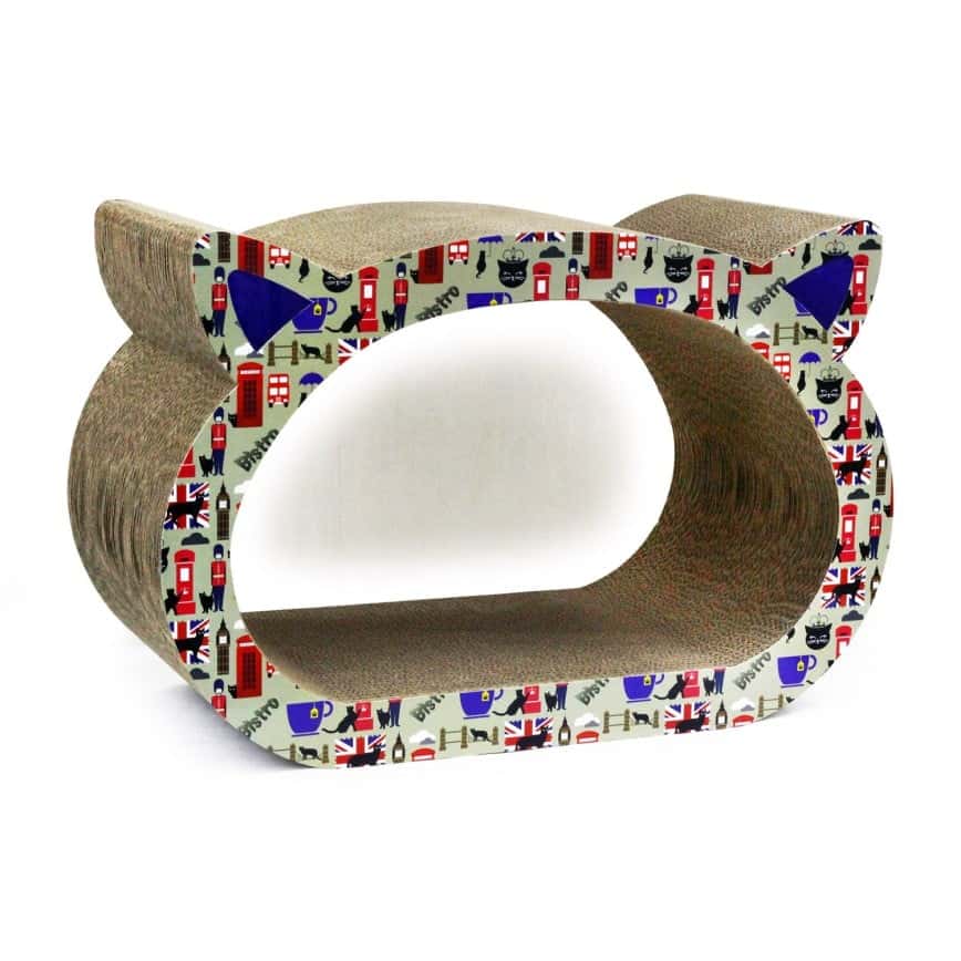 Bistro 貓抓板 倫敦貓紳士系列 吉蒂貓頭屋 (998988) (圖片2)