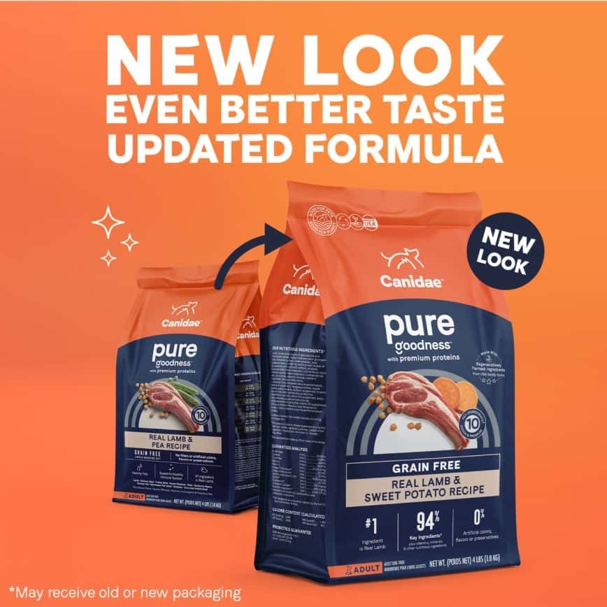 CANIDAE 咖比 狗糧 PURE 無穀物羊肉及甜薯配方 22lbs (1570A) (新包裝) (圖片2)