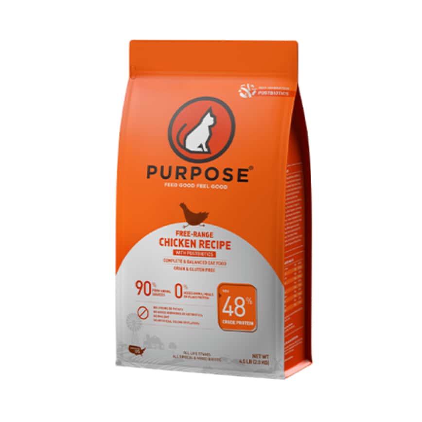 PURPOSE 貓糧 無穀物走地雞+後生元配方 4.5lb (9148604) (圖片2)