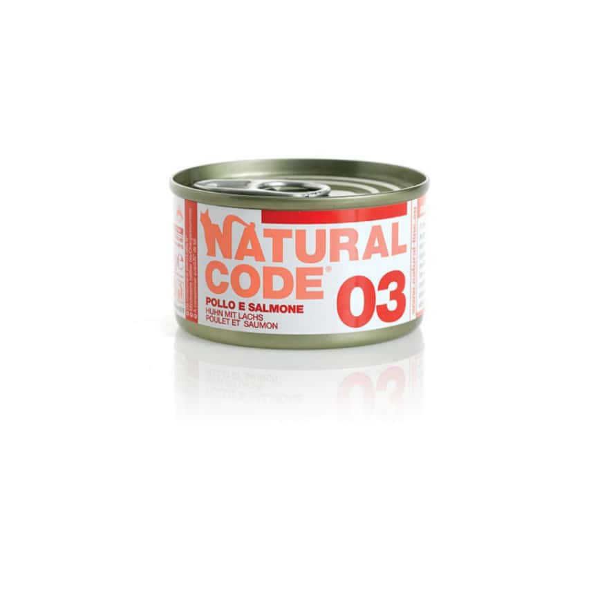 Natural Code 貓罐頭 雞⾁ & 三⽂⿂ Chicken & Salmon 85g (NCC03) (圖片2)