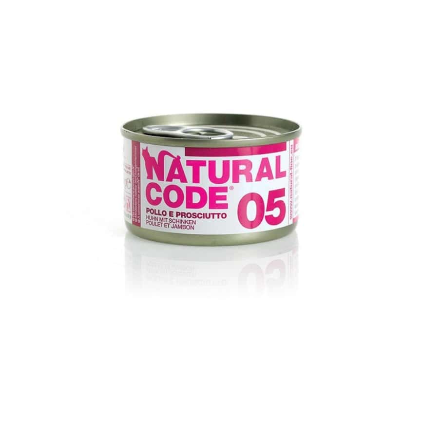 Natural Code 貓罐頭 雞⾁ & ⽕腿 Chicken & Ham 85g (1105) (圖片2)