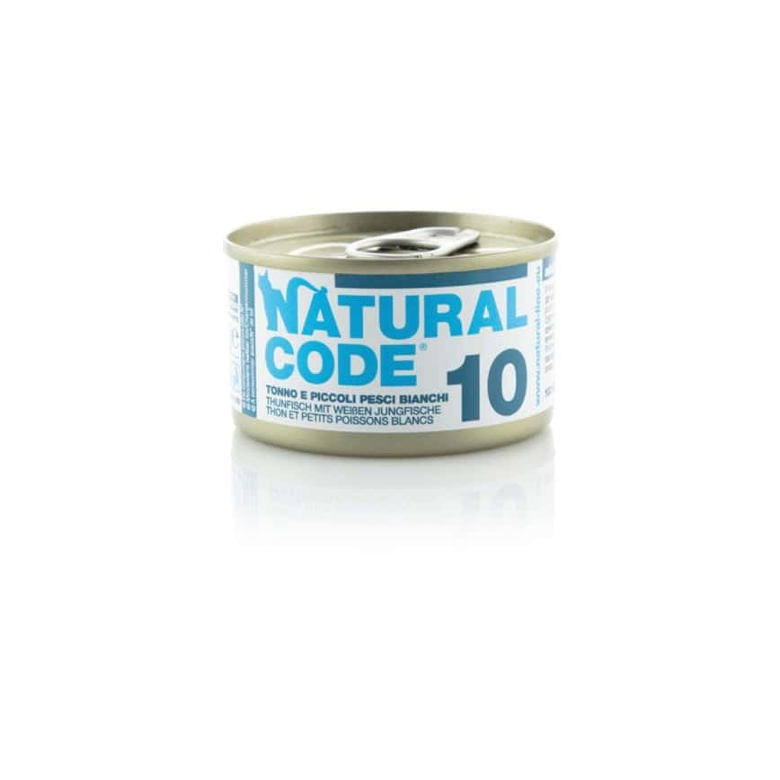 Natural Code 貓罐頭 吞拿⿂ & 銀⿂ Tuna & Whitebait 85g (1110) (圖片2)