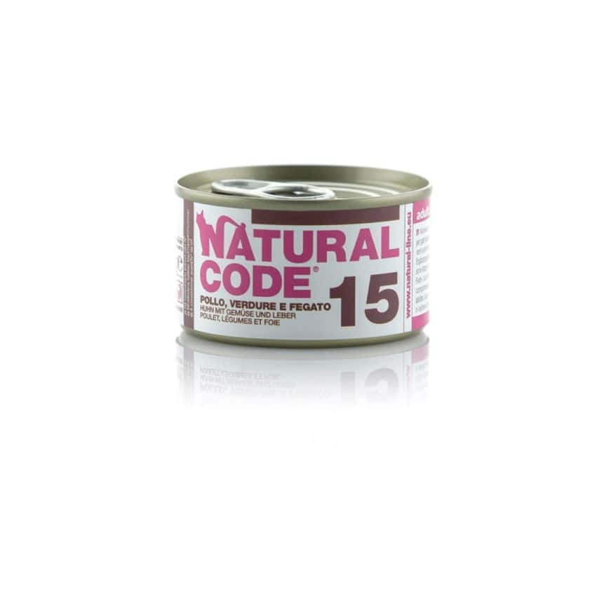 Natural Code 貓罐頭 雞⾁雞肝 & 蔬果 Chicken & Vegetables & Liver 85g (1115) (圖片2)