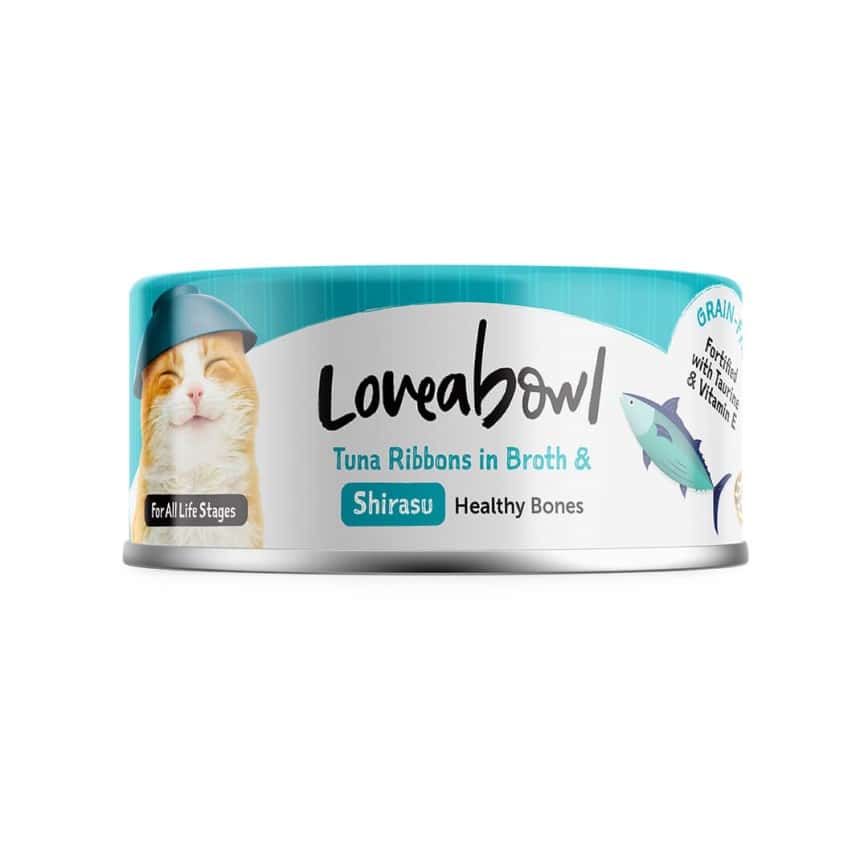 Loveabowl 貓罐頭 壯骨吞拿魚白飯魚 70g (LBCE044) (圖片2)