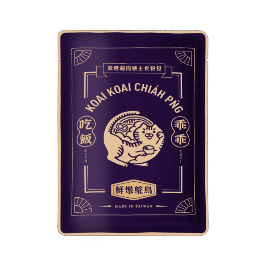 乖乖吃飯 貓主食餐包 鮮燉鴕鳥獨享餐 100g (KKCP-0004) TBS (圖片2)