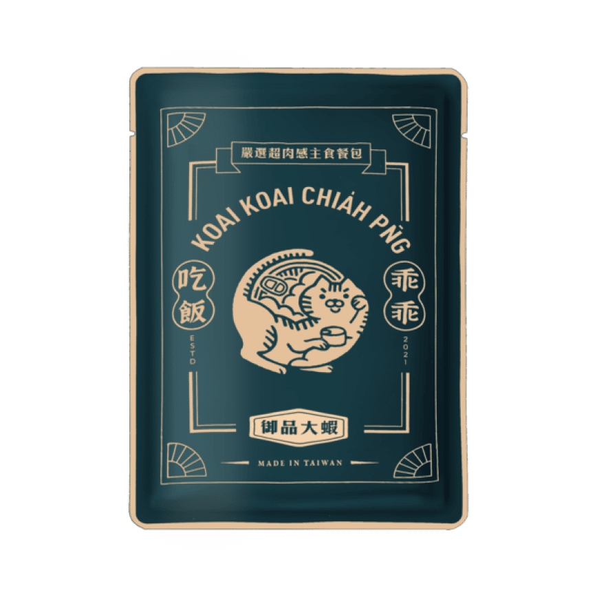 乖乖吃飯 貓主食餐包 御品大蝦獨享餐 100g (KKCP-0013-100) TBS (圖片2)