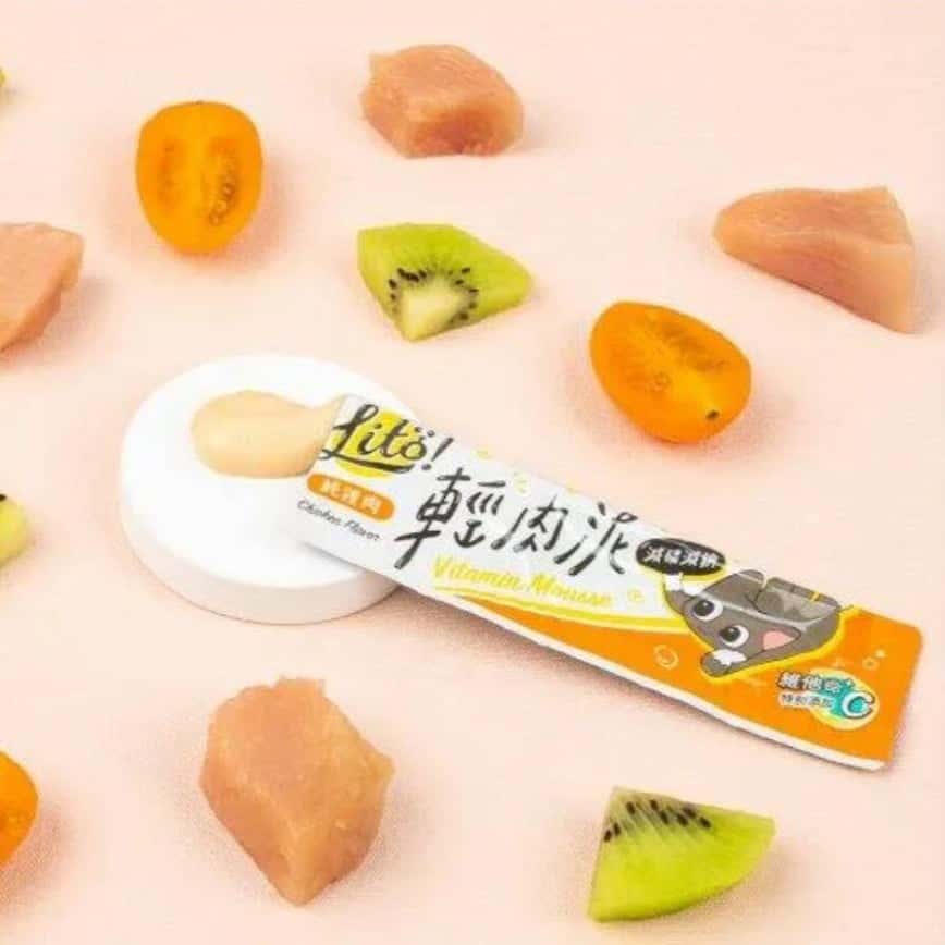 怪獸部落 貓狗零食 Litö ! 輕肉泥 純雞肉 維他命C添加 10g 單條裝 (C342) (圖片2)