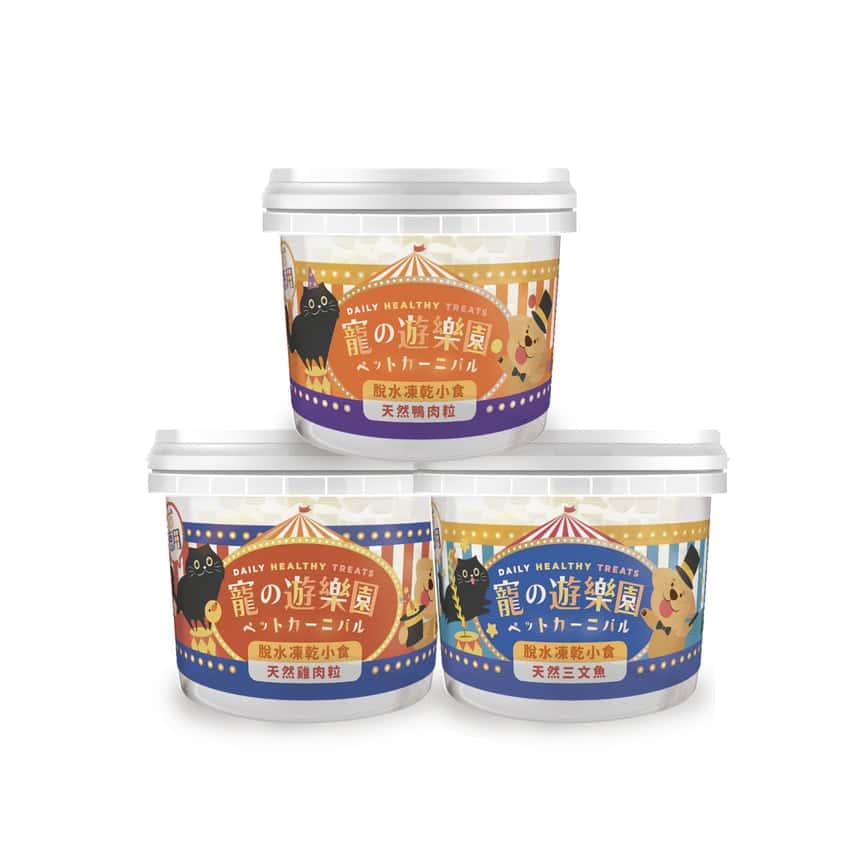 寵之遊樂園 高級凍乾系列試食- 三件裝 雞鴨魚( 35gx3 ) - (貓犬用) (圖片2)