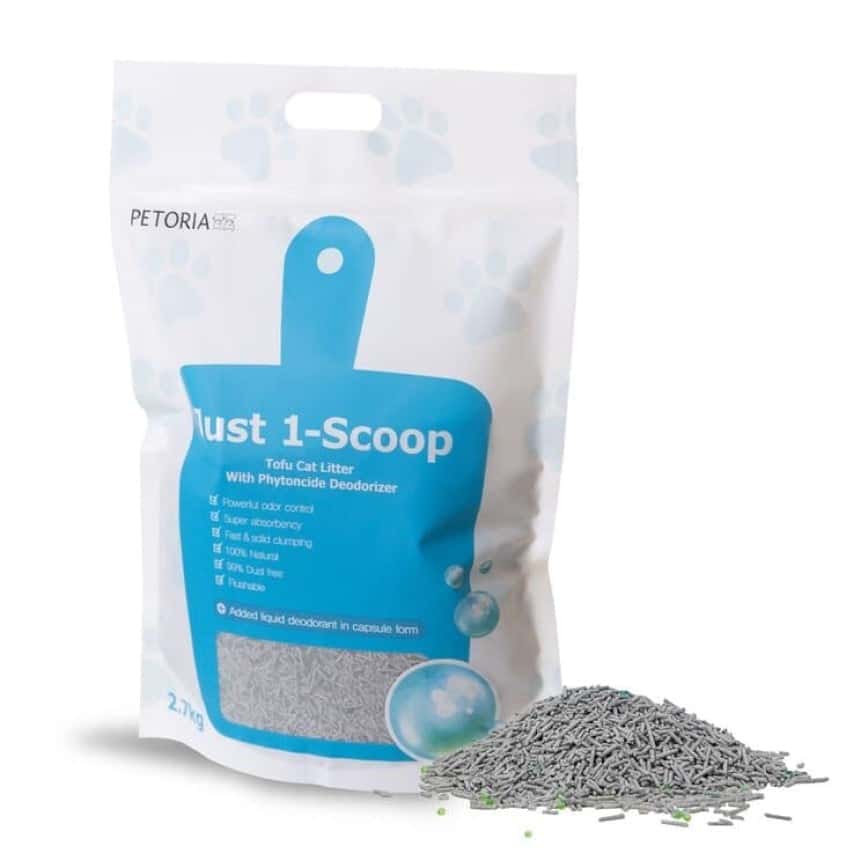 Petoria 抗菌活性炭 豆腐貓砂 (幼條) 2.7kg (TBS) (圖片2)