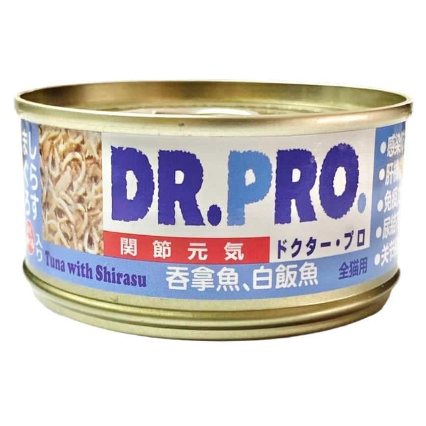 Dr. PRO 貓罐頭 關節配方系列 吞拿魚．白飯魚味 80g (DP51043) (圖片2)