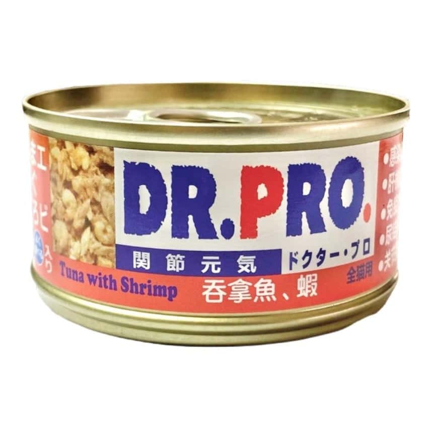 Dr. PRO 貓罐頭 關節配方系列 吞拿魚．蝦味 80g (DP51050) (圖片2)