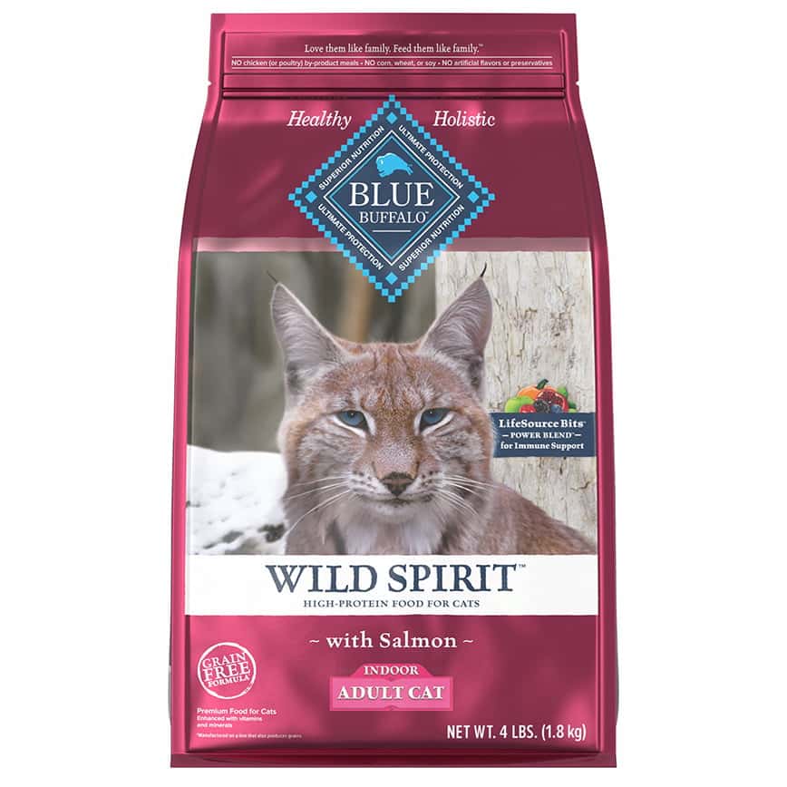 BLUE BUFFALO 貓糧 成貓室內貓 三文魚配方 4lb (804712) (圖片2)