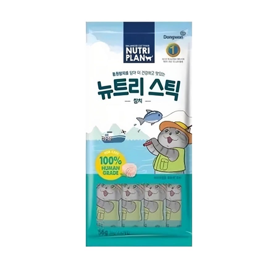 Nutriplan 營養企劃 貓零食 韓國肉泥餐包 吞拿魚 14g 4本 (64800) (FK CIAO) - 限時優惠 (圖片2)
