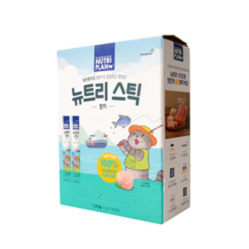 Nutriplan 貓肉泥 營養企劃 韓國肉泥餐包 吞拿魚 14g 100本 (64794) (FK CIAO) - 限時優惠 (圖片2)