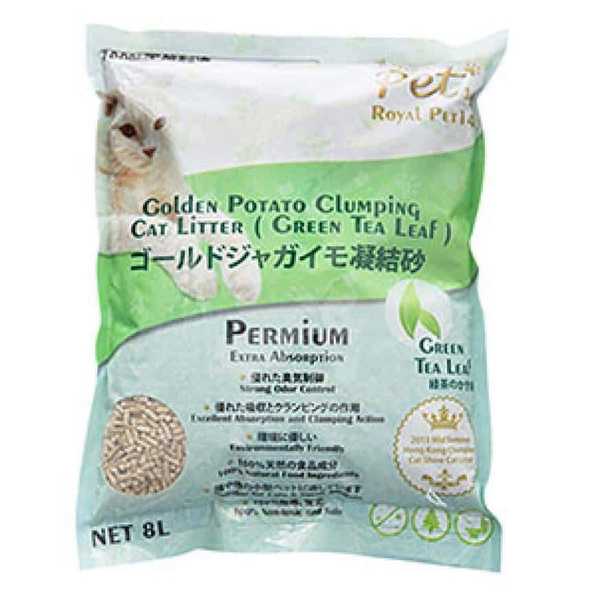 ROYAL PET148 黃金馬鈴薯幼條凝結砂 綠茶味 9.5L (圖片2)