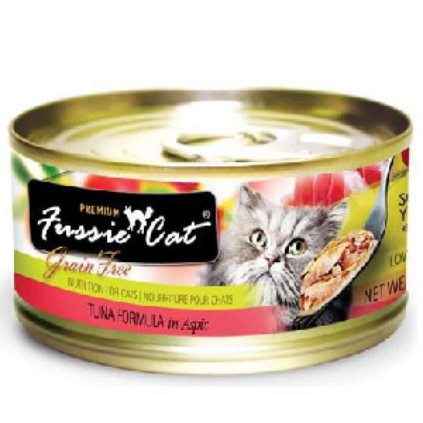 Fussie Cat 貓罐頭 黑鑽 吞拿魚 Tuna Formula in Aspic 80g (粉紅) (FU-TUC) (圖片2)