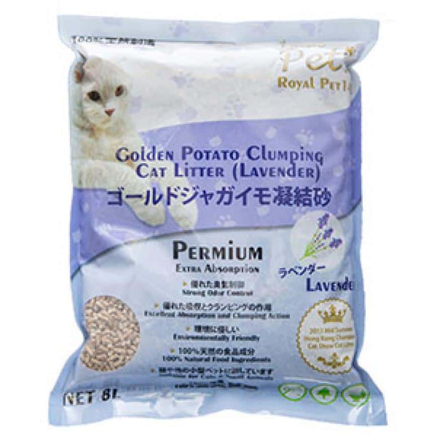 ROYAL PET148 黃金馬鈴薯幼條凝結砂 薰衣草味 9.5L (圖片2)