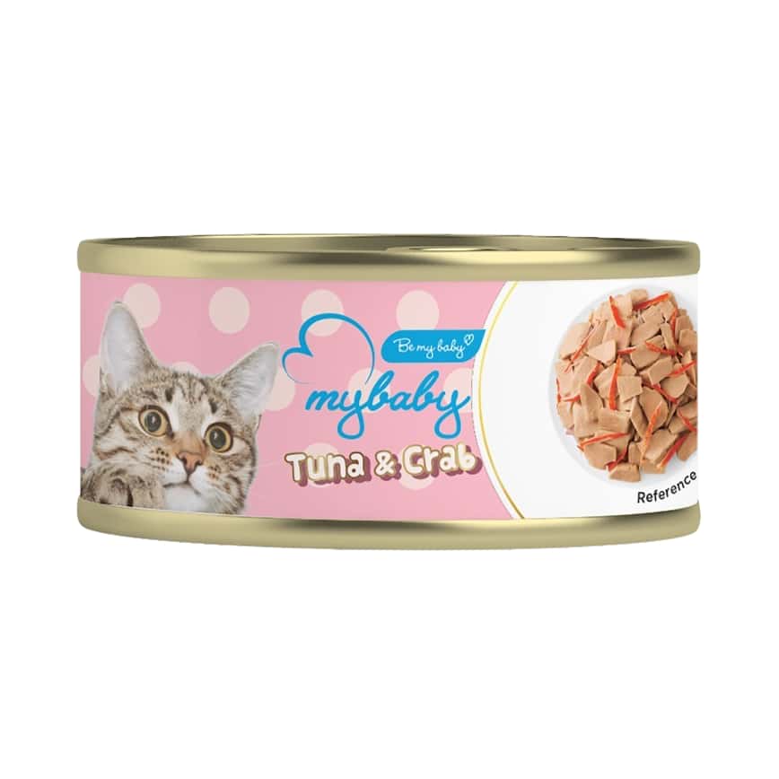 My baby 貓罐頭 吞拿魚及蟹柳 Tuna with Crab 85g (橙) (90401382B) (圖片2)