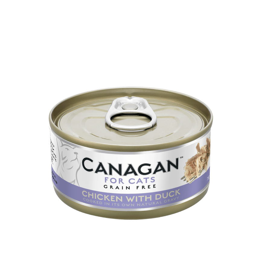 CANAGAN原之選 貓罐頭 無穀物貓罐頭 雞肉及鴨肉 75g (淡紫) (WK75) (圖片2)