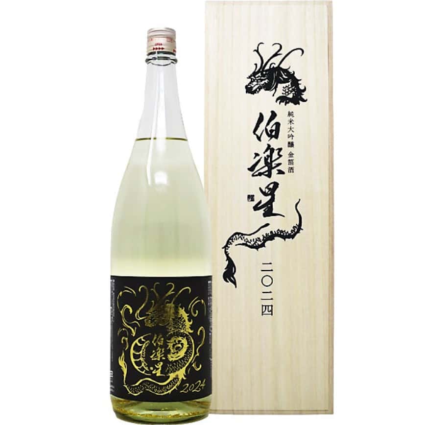 伯樂星 金箔酒 干支ボトル 龍年限定 2024 純米大吟釀 1.8L (圖片2)