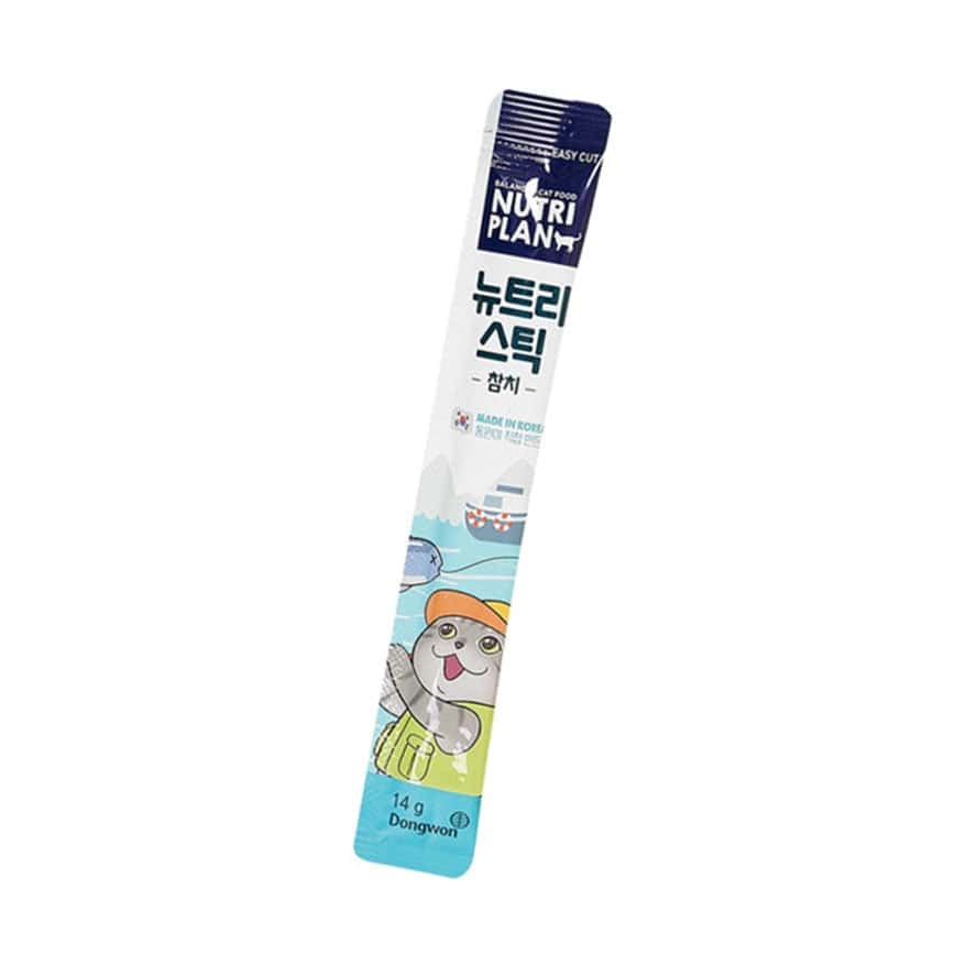 Nutriplan 貓肉泥 營養企劃 韓國肉泥餐包 吞拿魚 14g 1本試食裝 (FK CIAO) 夾袋 (圖片2)