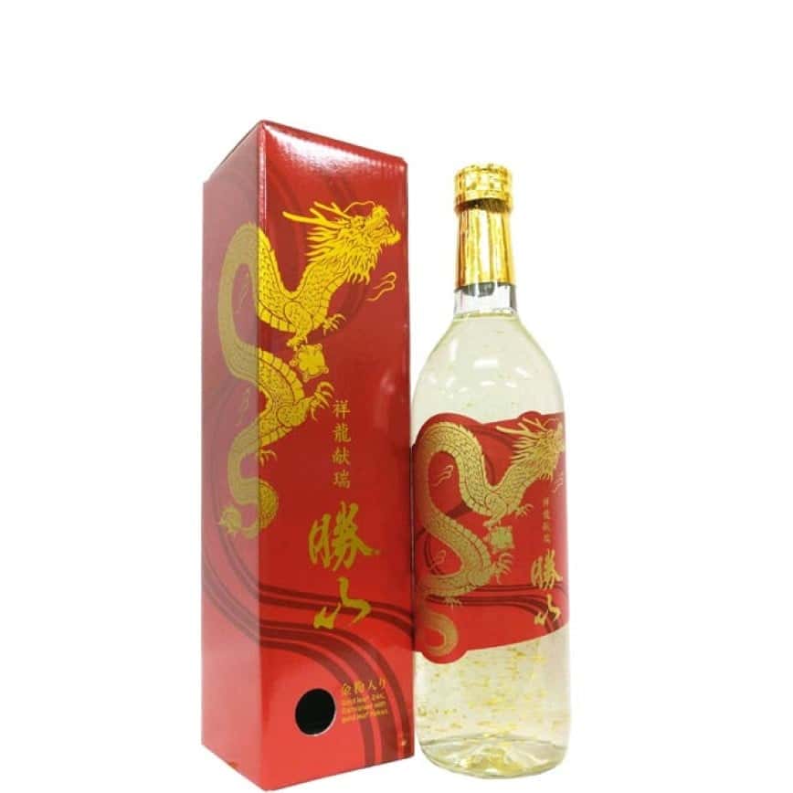 勝山酒造 祥龍獻瑞 龍年限定 金箔酒 純米大吟釀 720ml (圖片2)