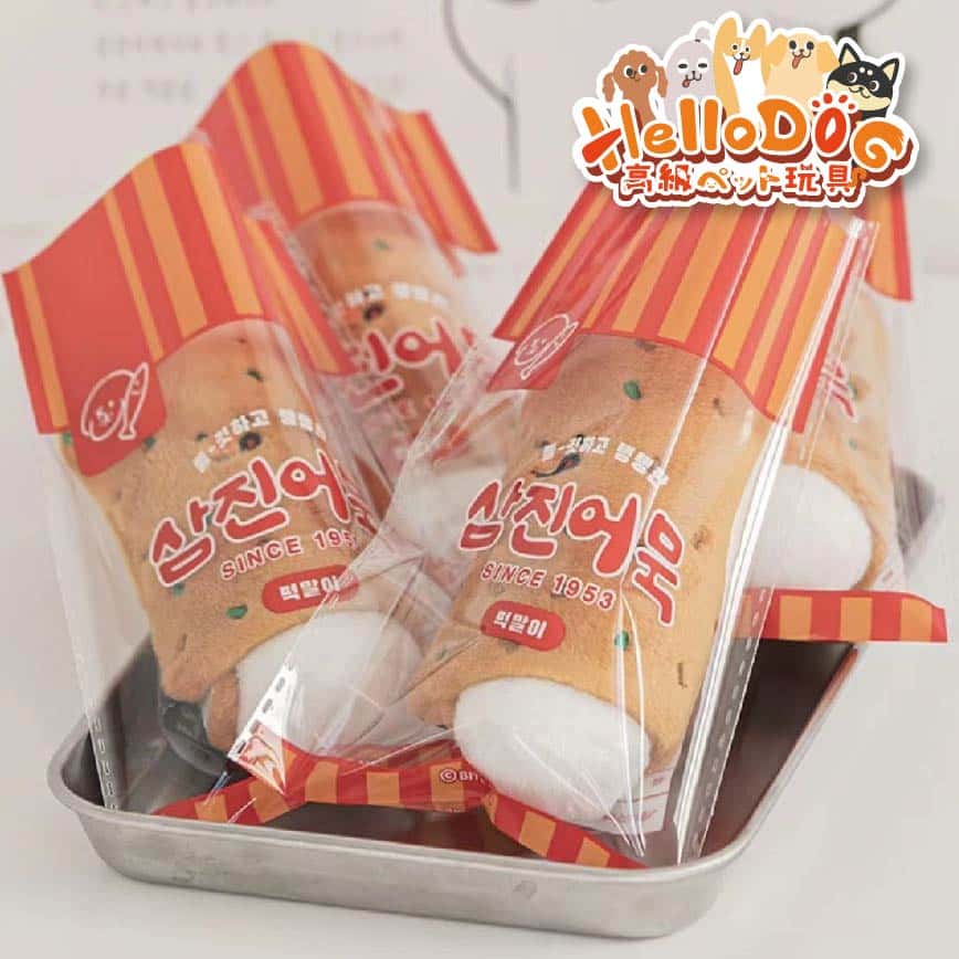 HelloDOG 玩具嚴選 狗狗訓練 韓國年糕袋藏食玩具 1件 (隨機款) (圖片2)