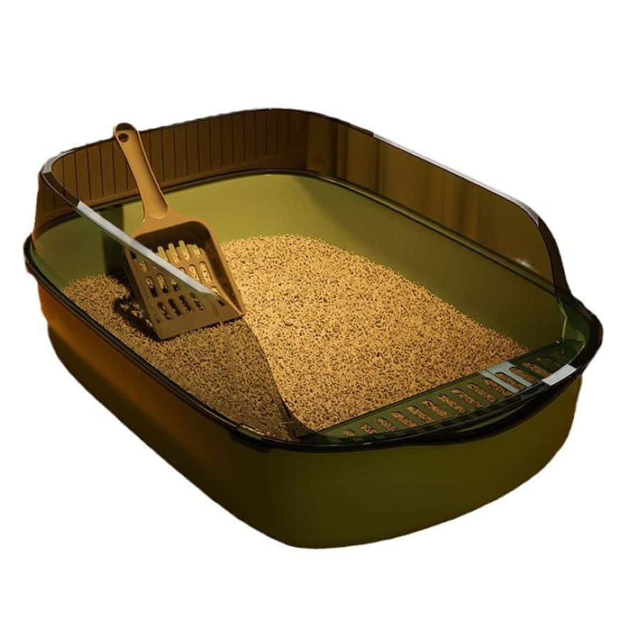 嚴選貓砂盆 超大全半封閉式防帶砂 (圖片2)