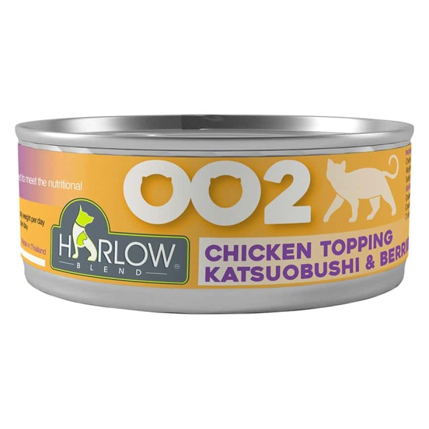 Harlow Blend 楓葉 主食貓罐頭 無穀物泌尿消炎配方 雞肉+鰹魚+莓果+高湯 80g (HB-S-002) (圖片2)