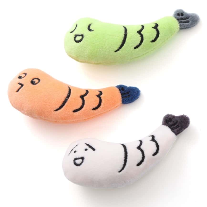 HelloDOG 玩具嚴選 貓玩具 貓薄荷蝦蝦蝦 1隻 (顏色隨機) (圖片2)