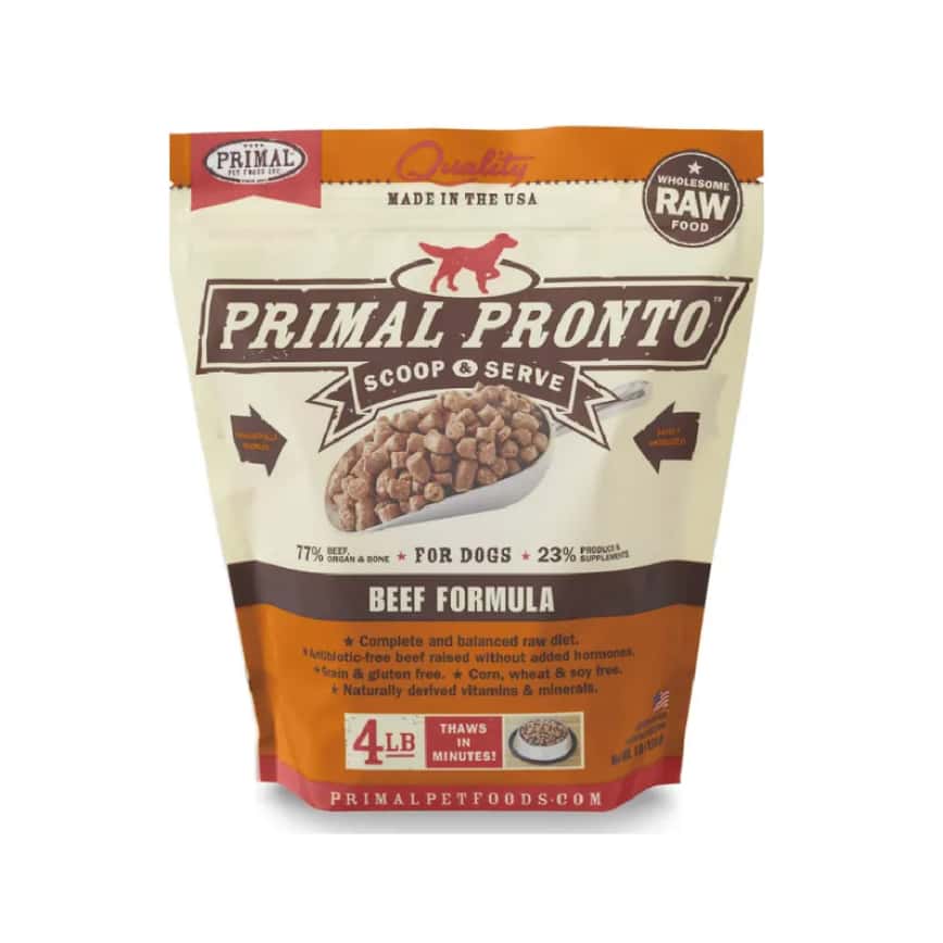 Primal 狗糧 急凍鮮肉粒系列 牛肉配方 4lb (PRCBF4) (需冷藏) (圖片2)