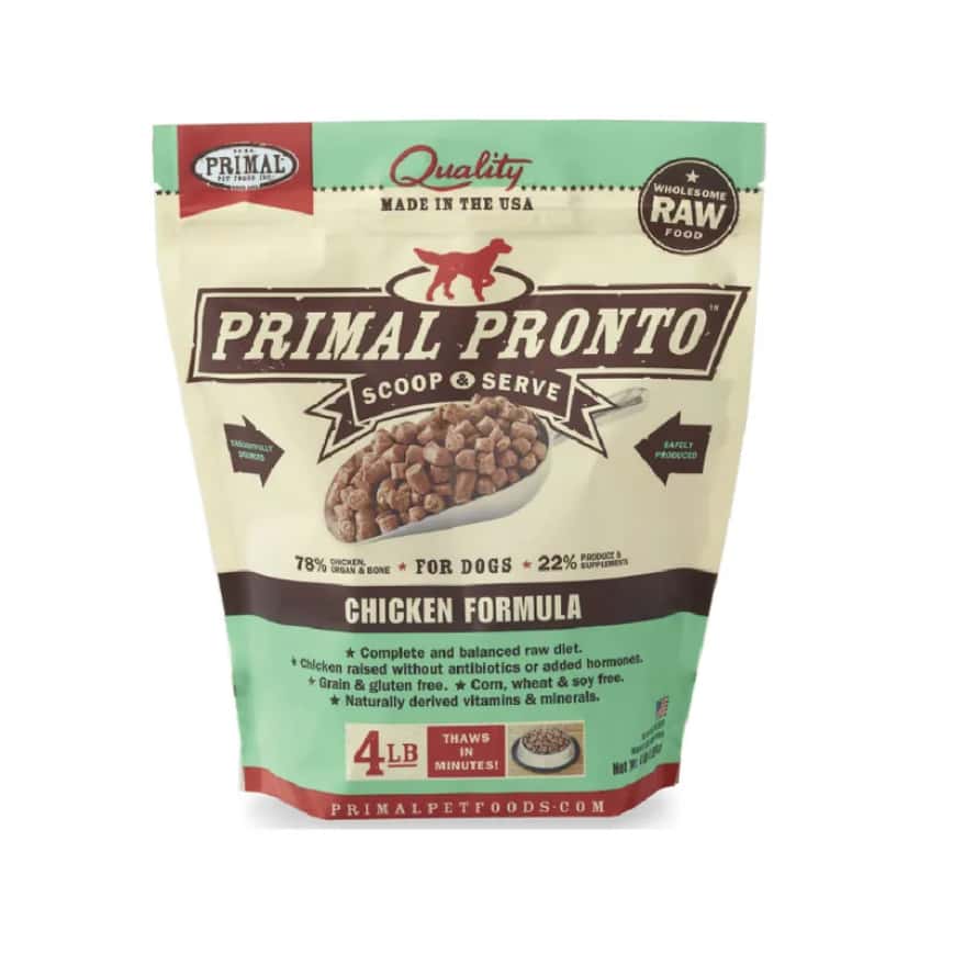 Primal 狗糧 急凍鮮肉粒系列 雞肉配方 4lb (PRCCF4) (需冷藏) (圖片2)